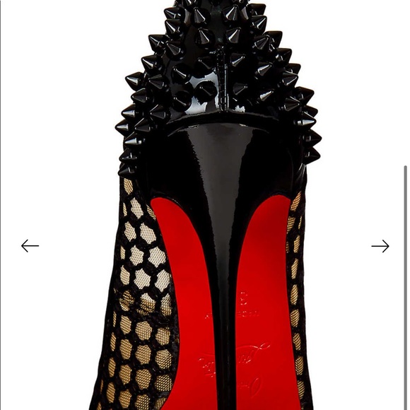 *SOLD** CHRISTIAN LOUBOUTIN GUNI PUMP 100 SZ 40.5 - Picture 4 of 12